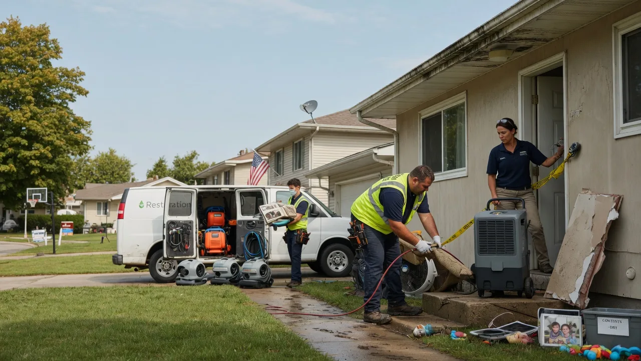 Water Damage Restoration in Schnellville, IN near me